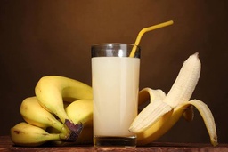Banana with milk 